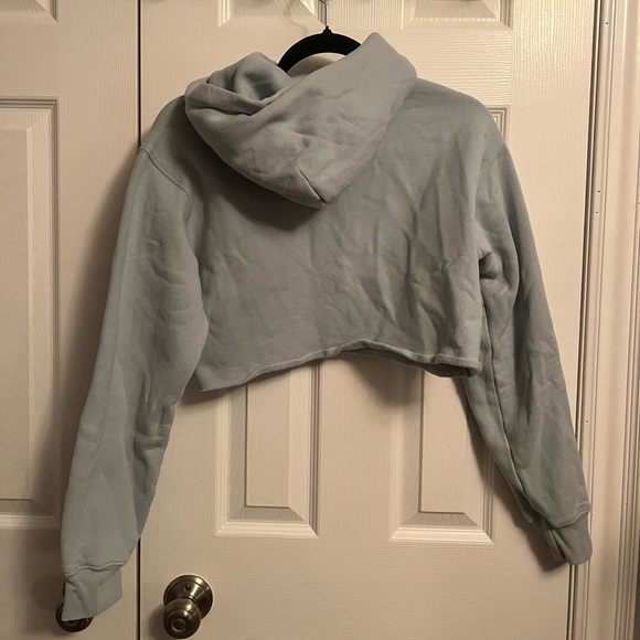 Aritzia cozy fleece cropped hoodie - Picture 3 of 3